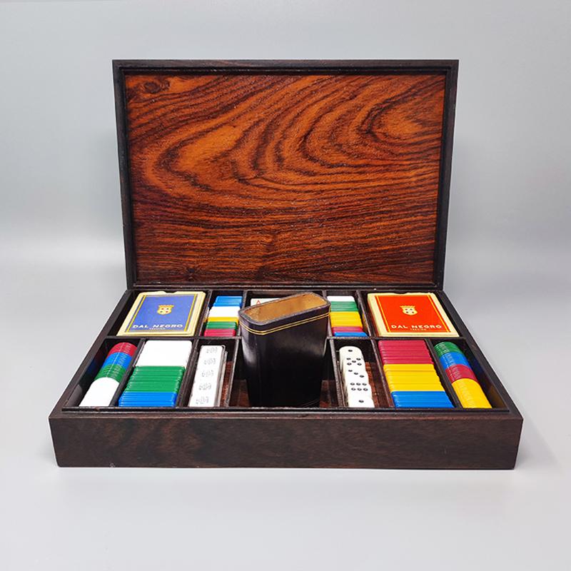 Mid-20th Century 1960s Gorgeous Playing Cards Box by Ottaviani, Made in Italy