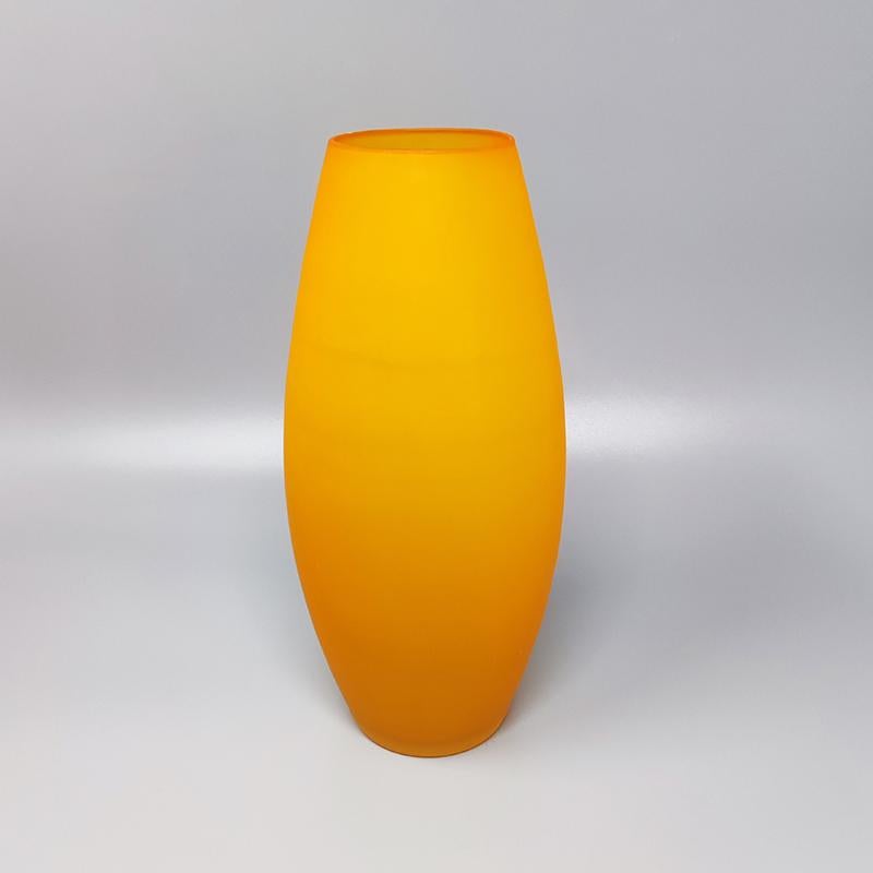 Wunderschönes Set aus 3 Vasen aus Muranoglas, hergestellt in Italien, 1960er Jahre (Italienisch) im Angebot