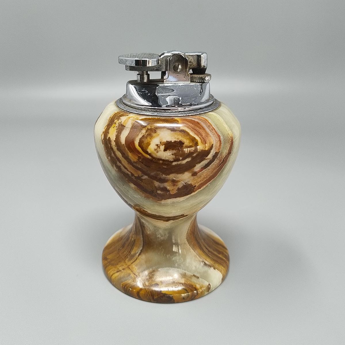 Italian 1960s Gorgeous Smoking Set in Onyx. Made in Italy For Sale