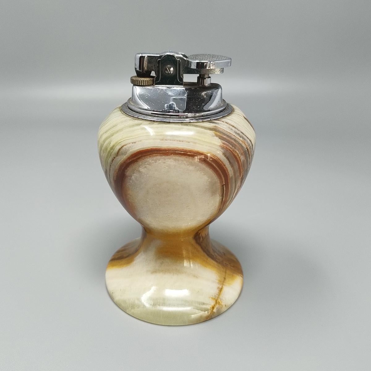1960s Gorgeous Smoking Set in Onyx. Made in Italy In Excellent Condition For Sale In Milano, IT