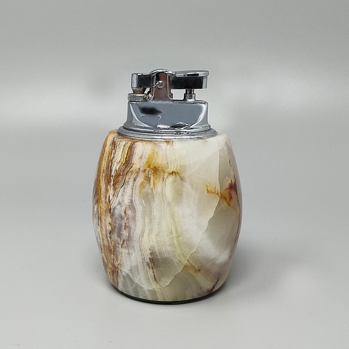 1960s Gorgeous Smoking Set in Onyx. Fabriqué en Italie Excellent état - En vente à Milano, IT