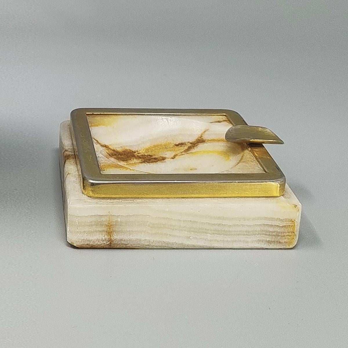 1960s Gorgeous Smoking Set in Onyx. Made in Italy For Sale 3
