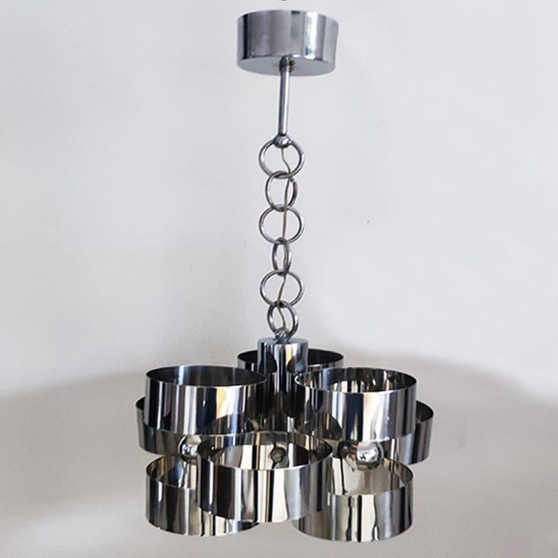 Space Age 1960 Splendida lampada a sospensione A Space di Max Sauze per Sciolari, Made in Italy in vendita