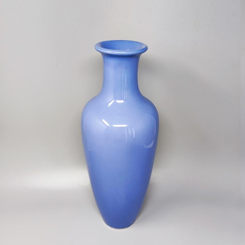 Mid-Century Modern 1960s Gorgeous Vase by F.lli Brambilla in Ceramic, Made in Italy For Sale