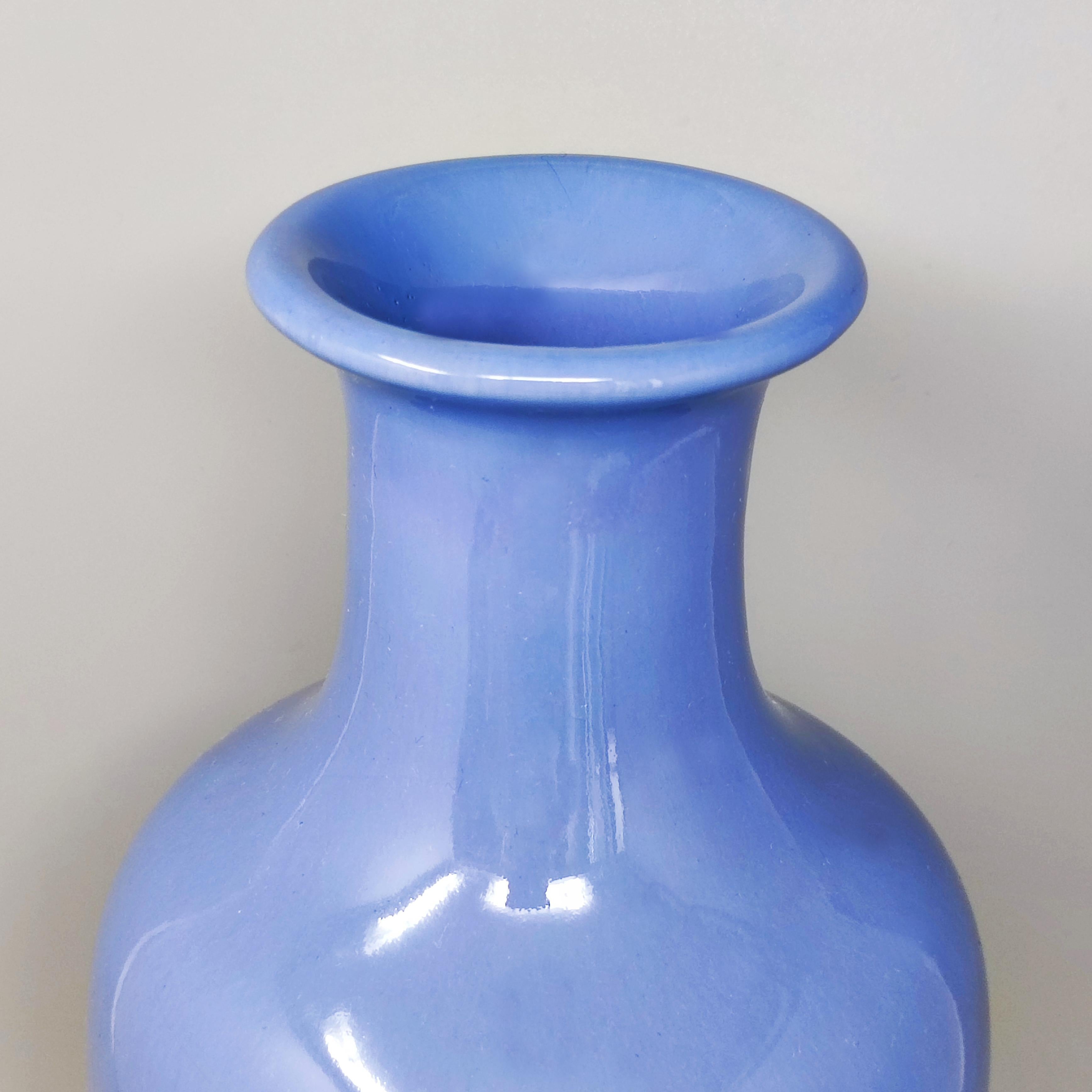 Italian 1960s Gorgeous Vase by F.lli Brambilla in Ceramic, Made in Italy For Sale