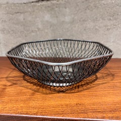 1960s Gorham Bowl Wire Basket Original Silver
