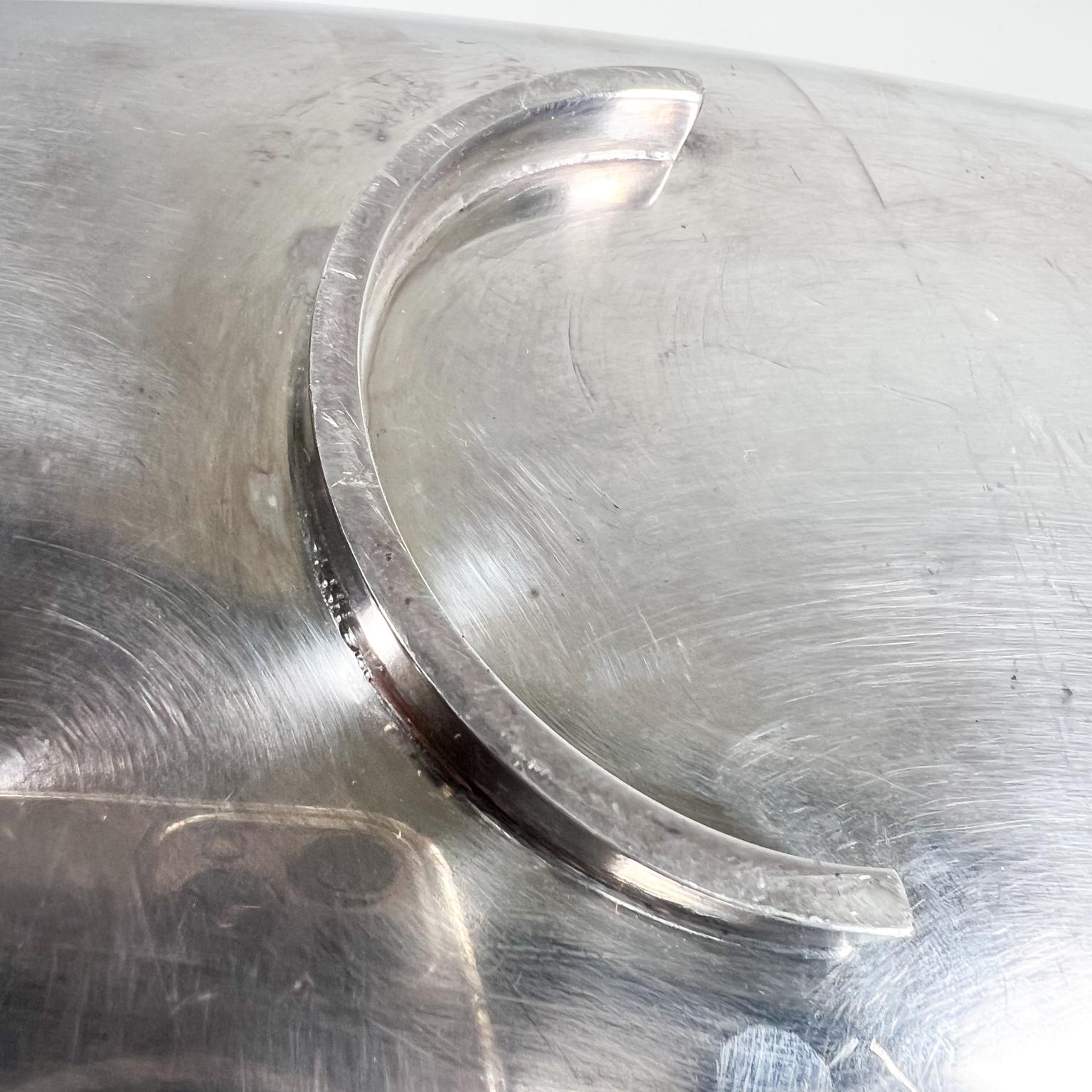 1960s Gorham Sculptural Silverplate Footed Hors D'oeuvres Serving Tray 5