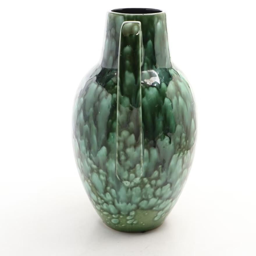 Mid-Century Modern Aiguière à glaçure verte des années 1960 par Scheurich Keramik Stock n° 279-38 en vente