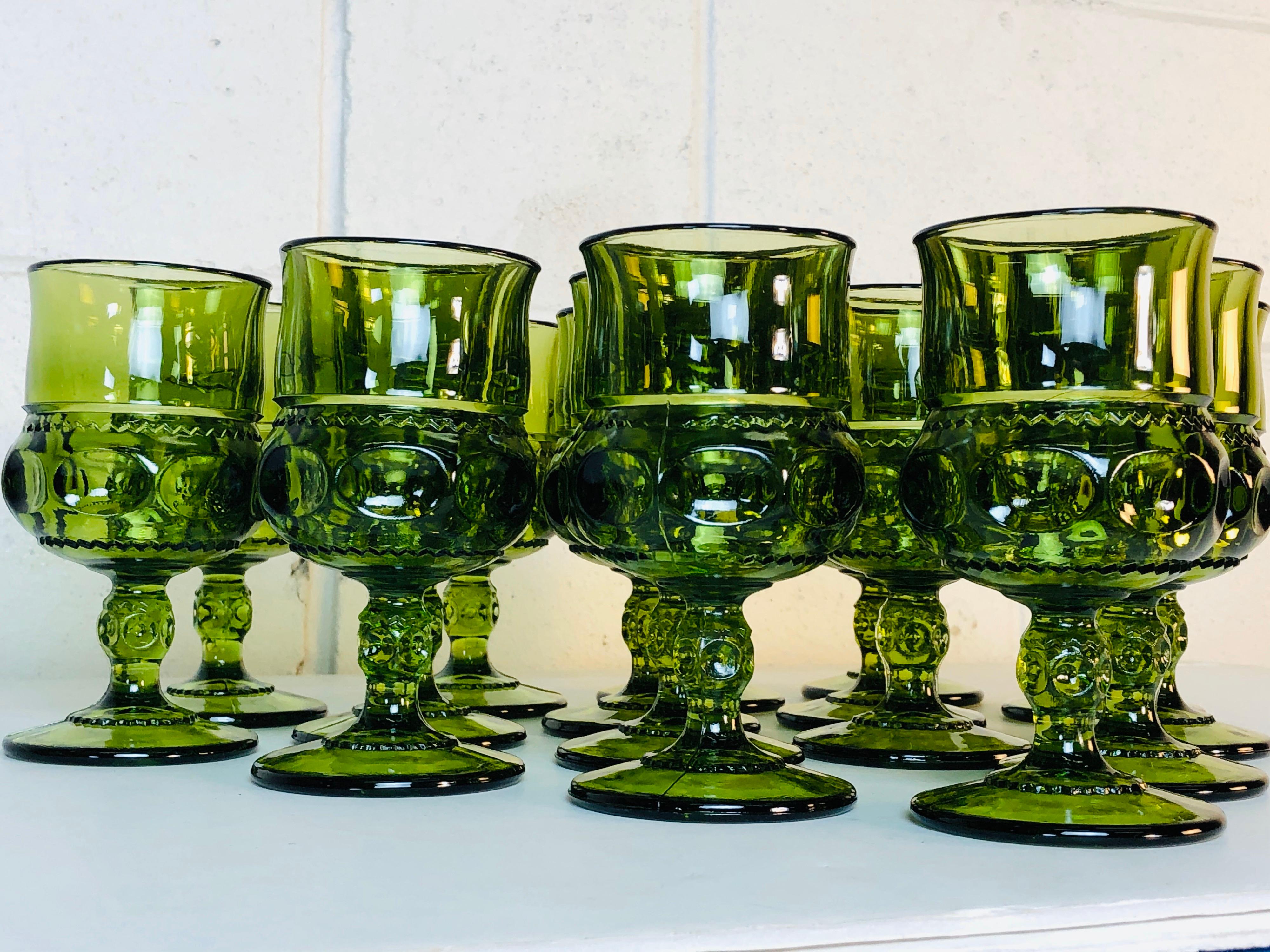 kings crown glassware