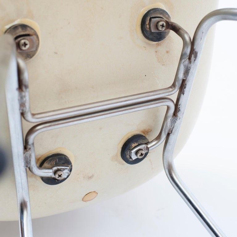 1960s Green Leather DAX Chair by Charles & Ray Eames for Herman Miller For Sale 3