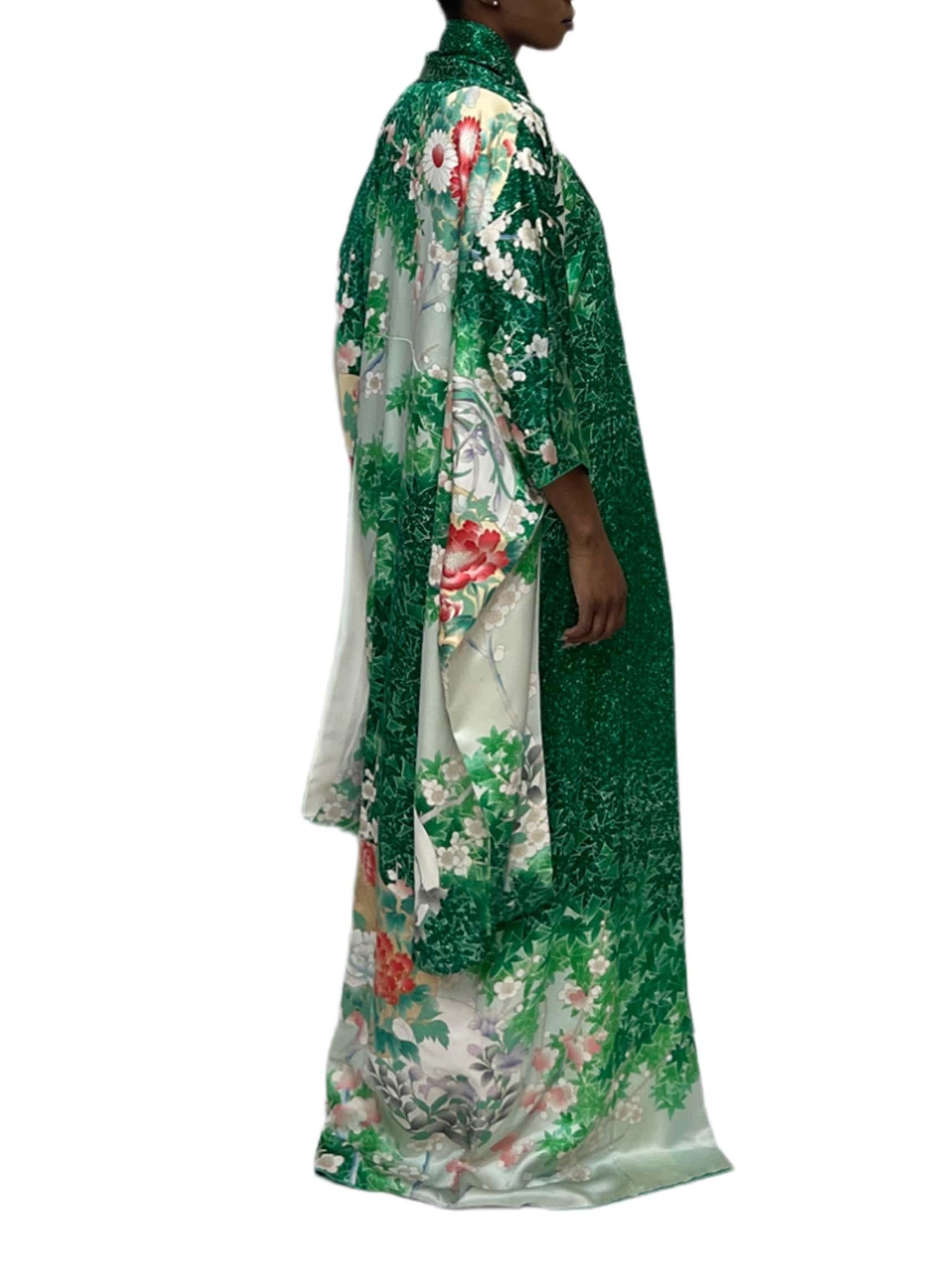 japanese kimono green