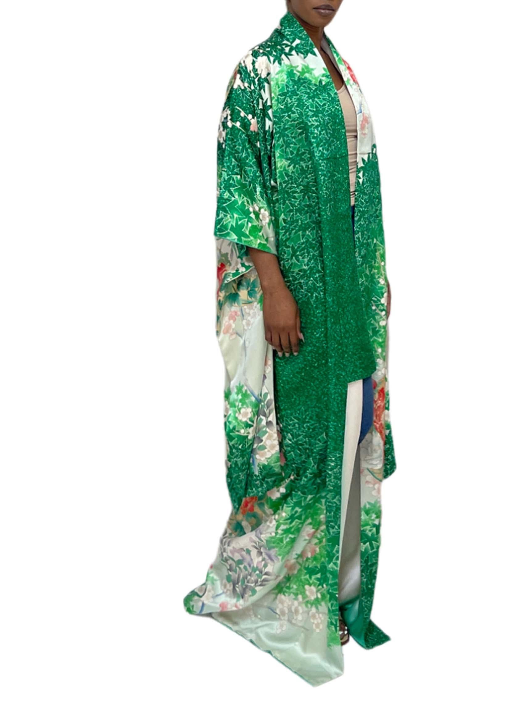 light green kimono
