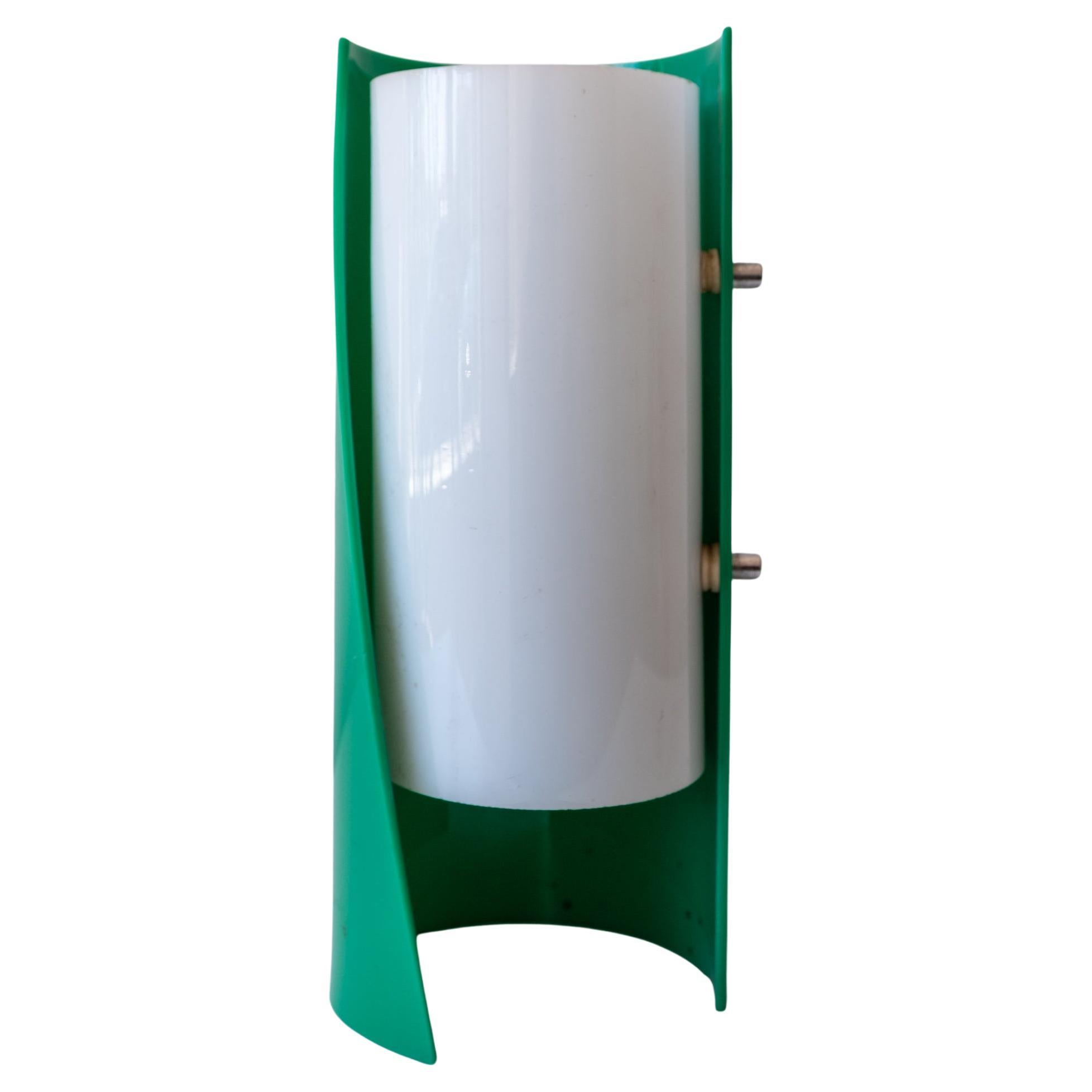 1960s Green Mid Century Space Age Italian Table Lamp For Sale