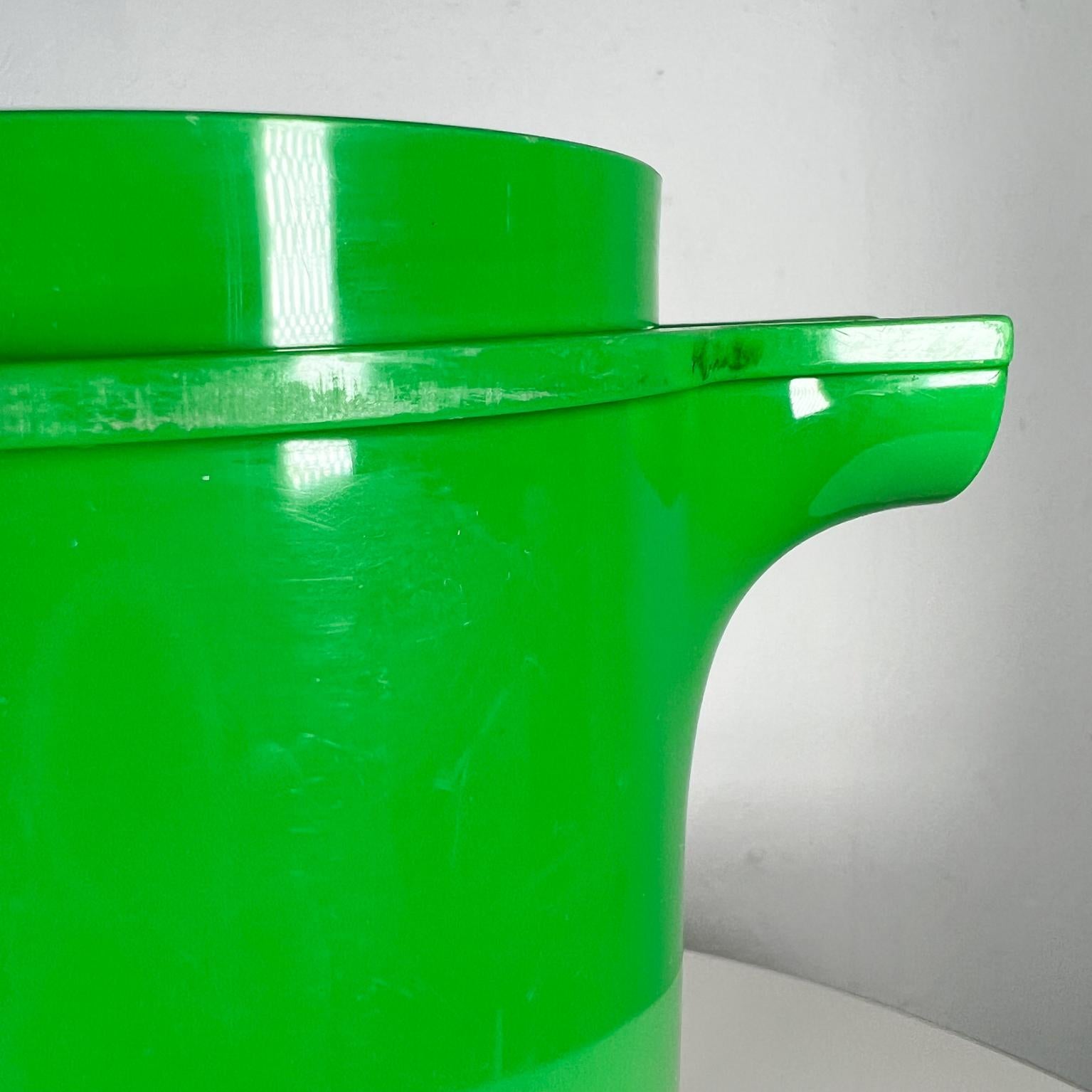 1960s Green Pitcher Modern Dansk Designs Patio Plastic Barware In Good Condition In Chula Vista, CA