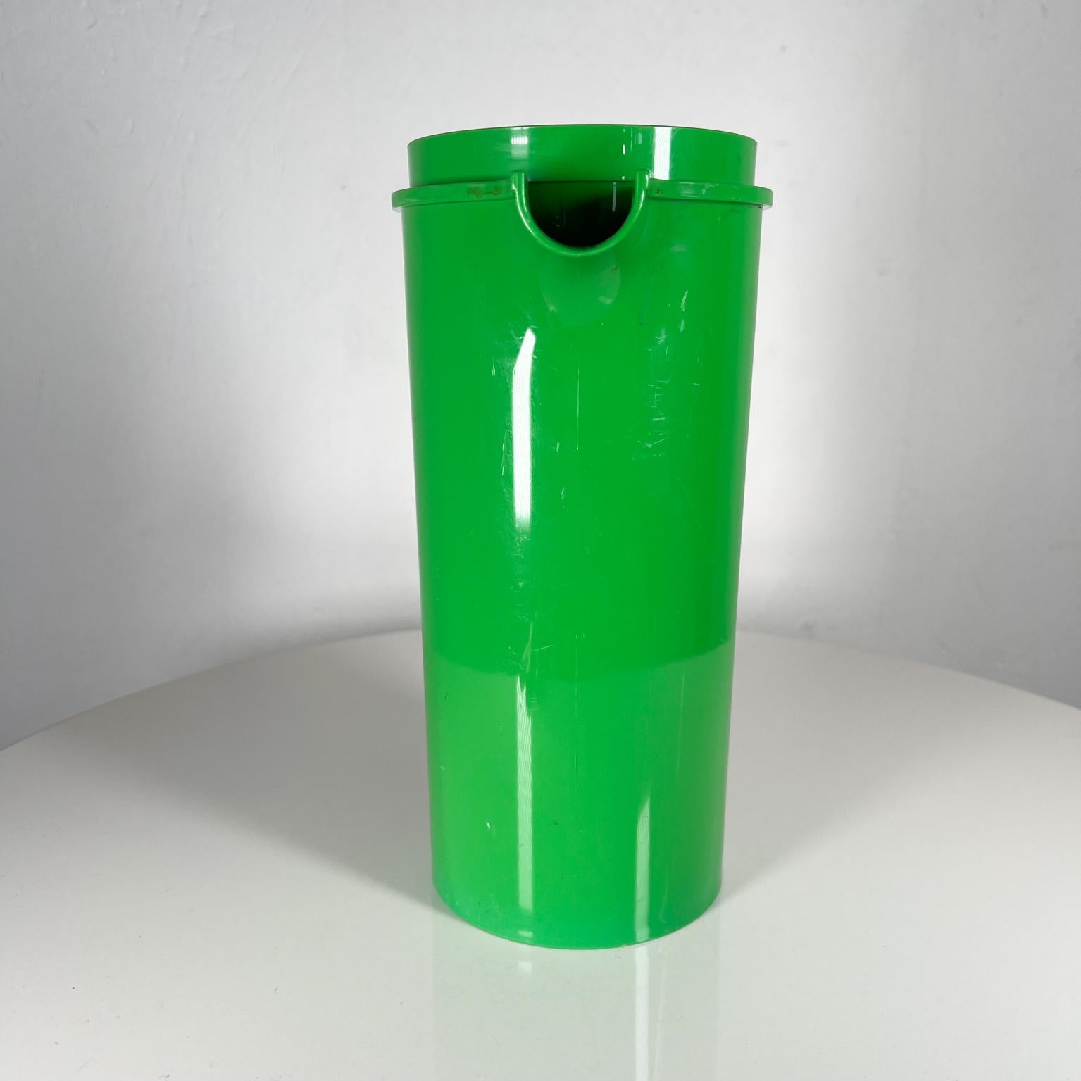 20th Century 1960s Green Pitcher Modern Dansk Designs Patio Plastic Barware