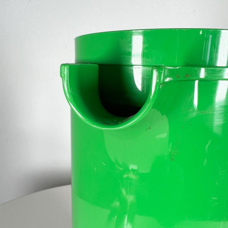 1960s Green Pitcher Modern Dansk Designs Patio Plastic Barware For Sale