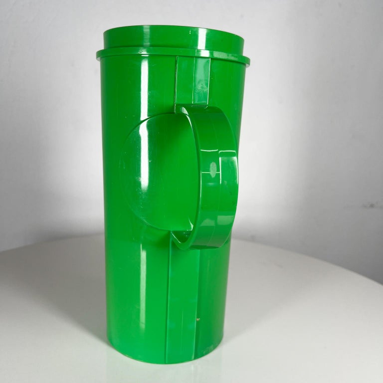 1960s Green Pitcher Modern Dansk Designs Patio Plastic Barware For Sale