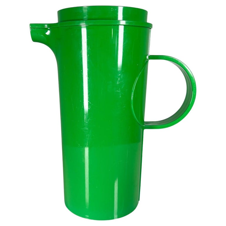1960s Green Pitcher Modern Dansk Designs Patio Plastic Barware For Sale