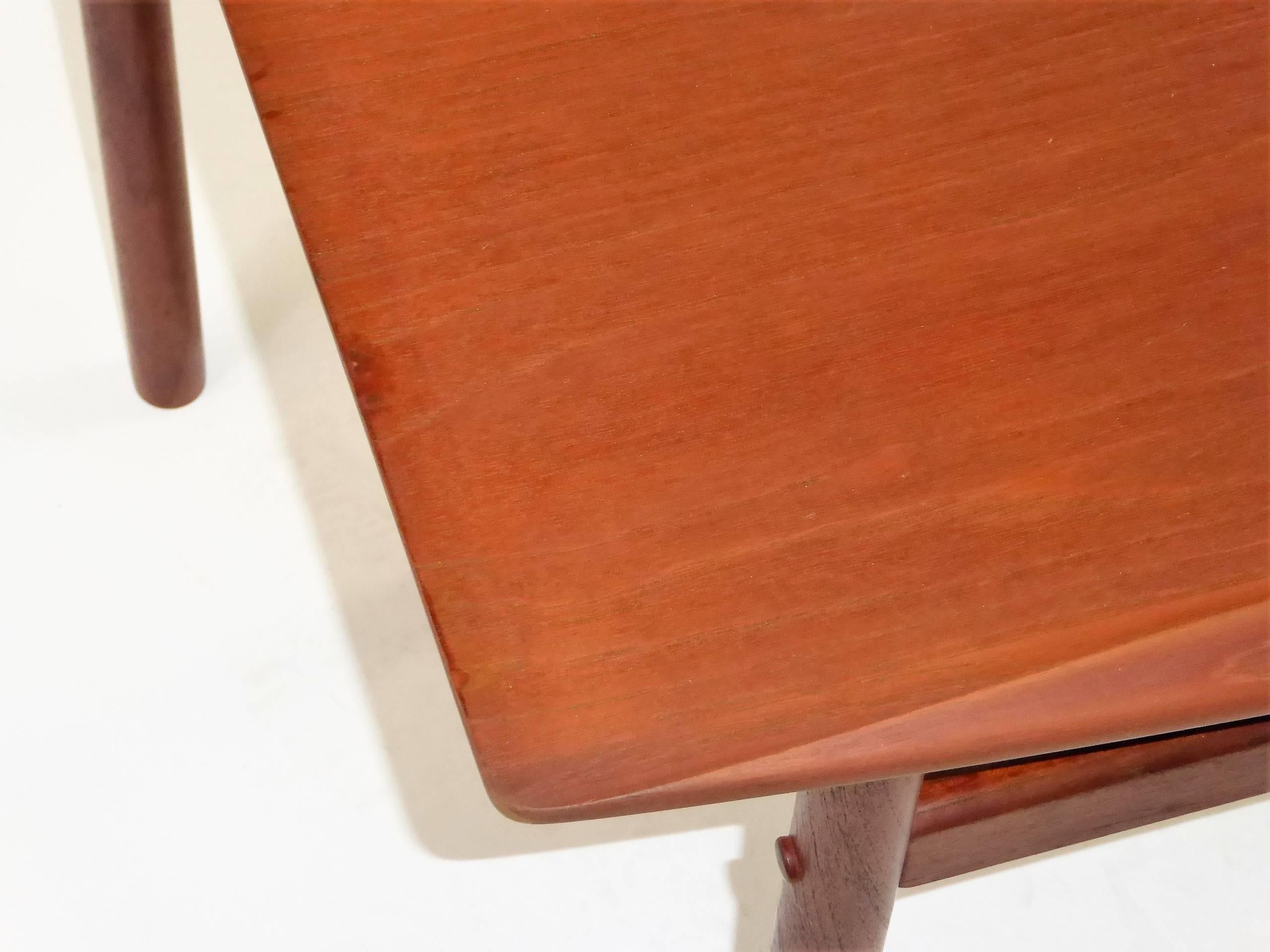 1960s Grete Jalk Teak Side Tables for Poul Jeppesen 1