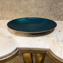 1950s Grete Prytz Kittelsen for Catherineholm Norway Seafoam Enameled Plate