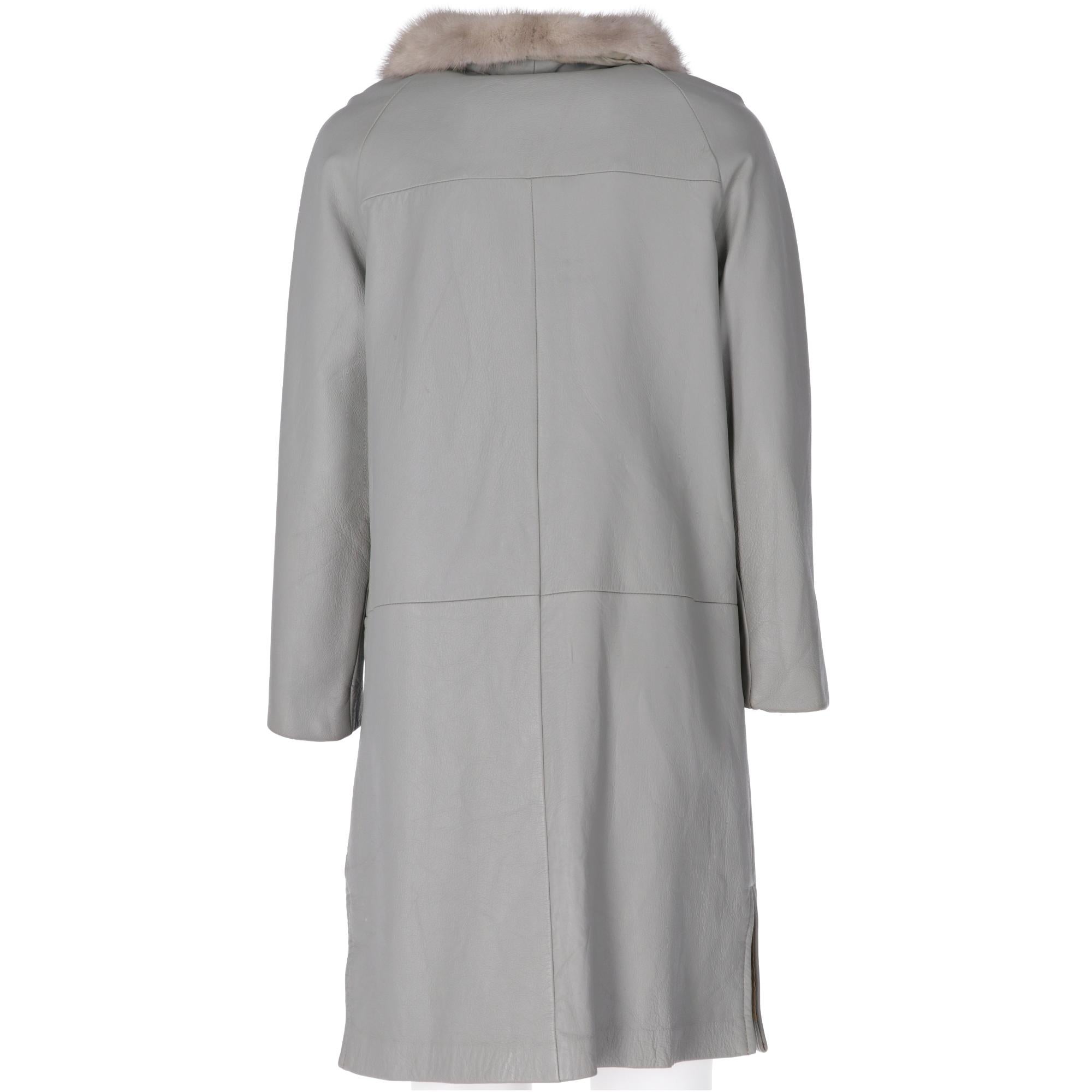 reiss mink coat