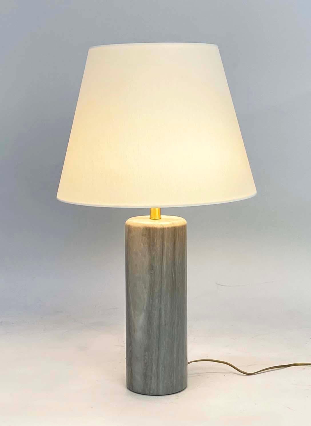 1960s Grey Marble Nessen Studio Lamp with Original Label For Sale 7