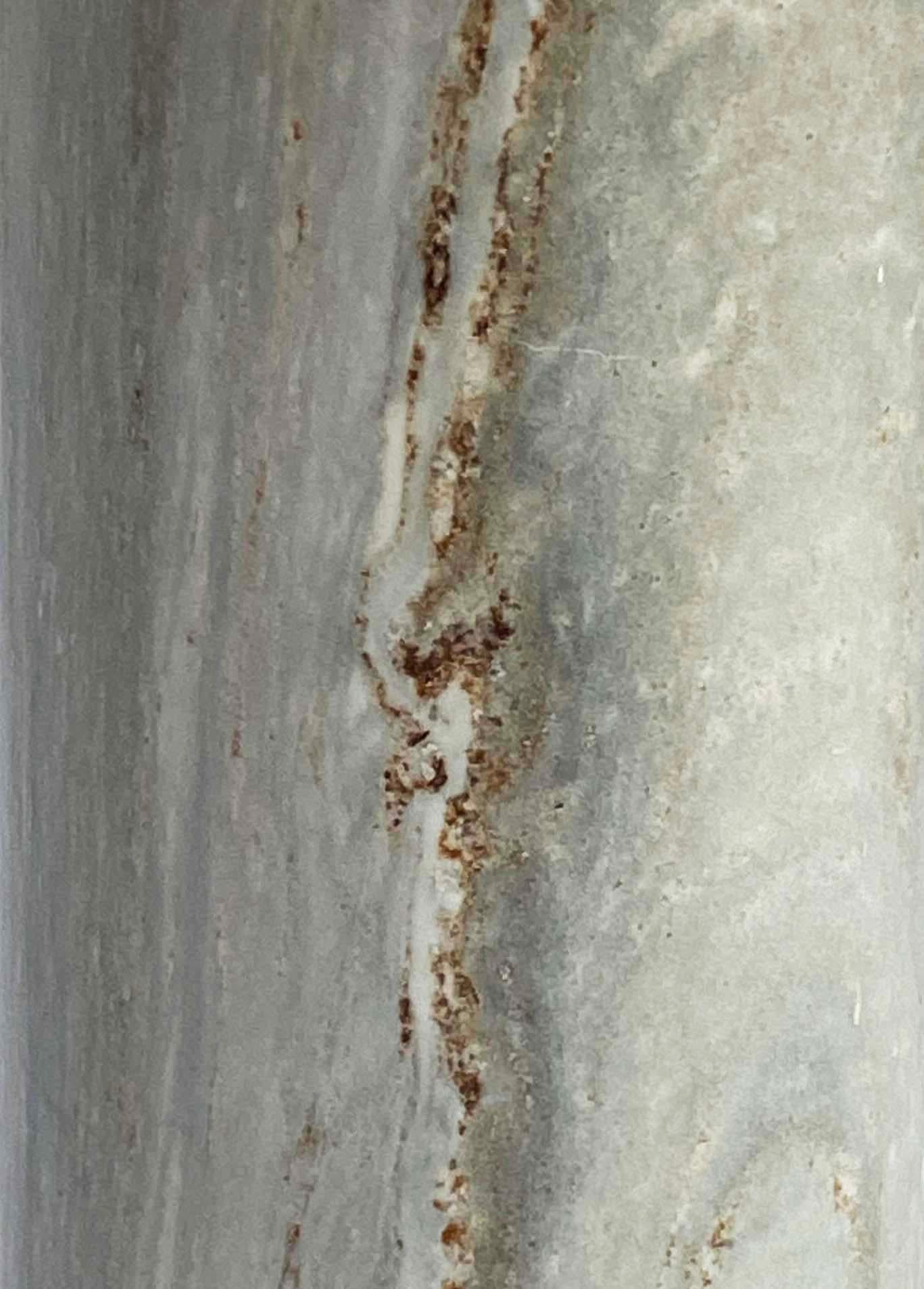 Mid-20th Century 1960s Grey Marble Nessen Studio Lamp with Original Label For Sale