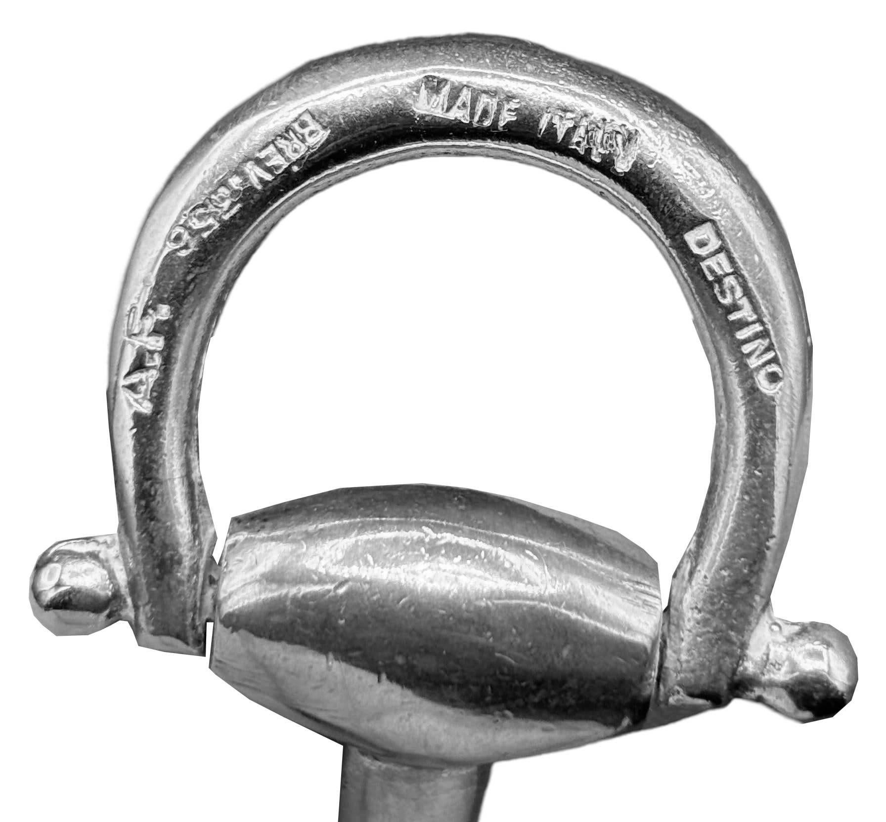 1960's Gucci Horsebit Silber Armband von Antonio Fallici im Angebot 2