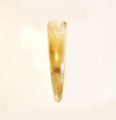 1960s Gucci Shoe Gold Tone Logo Chausse-Pied