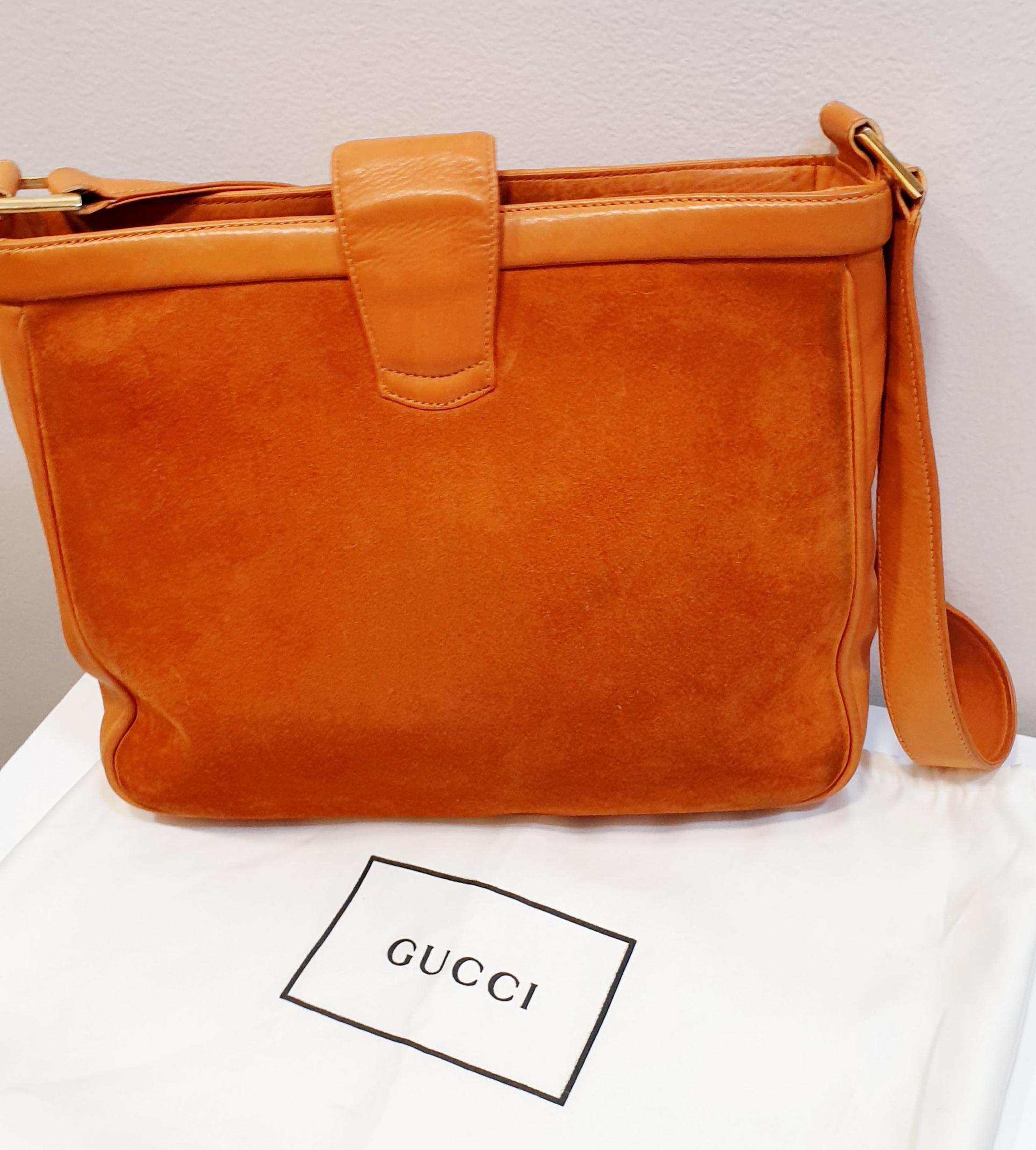 Women's 1960's Gucci  Suede Purse 