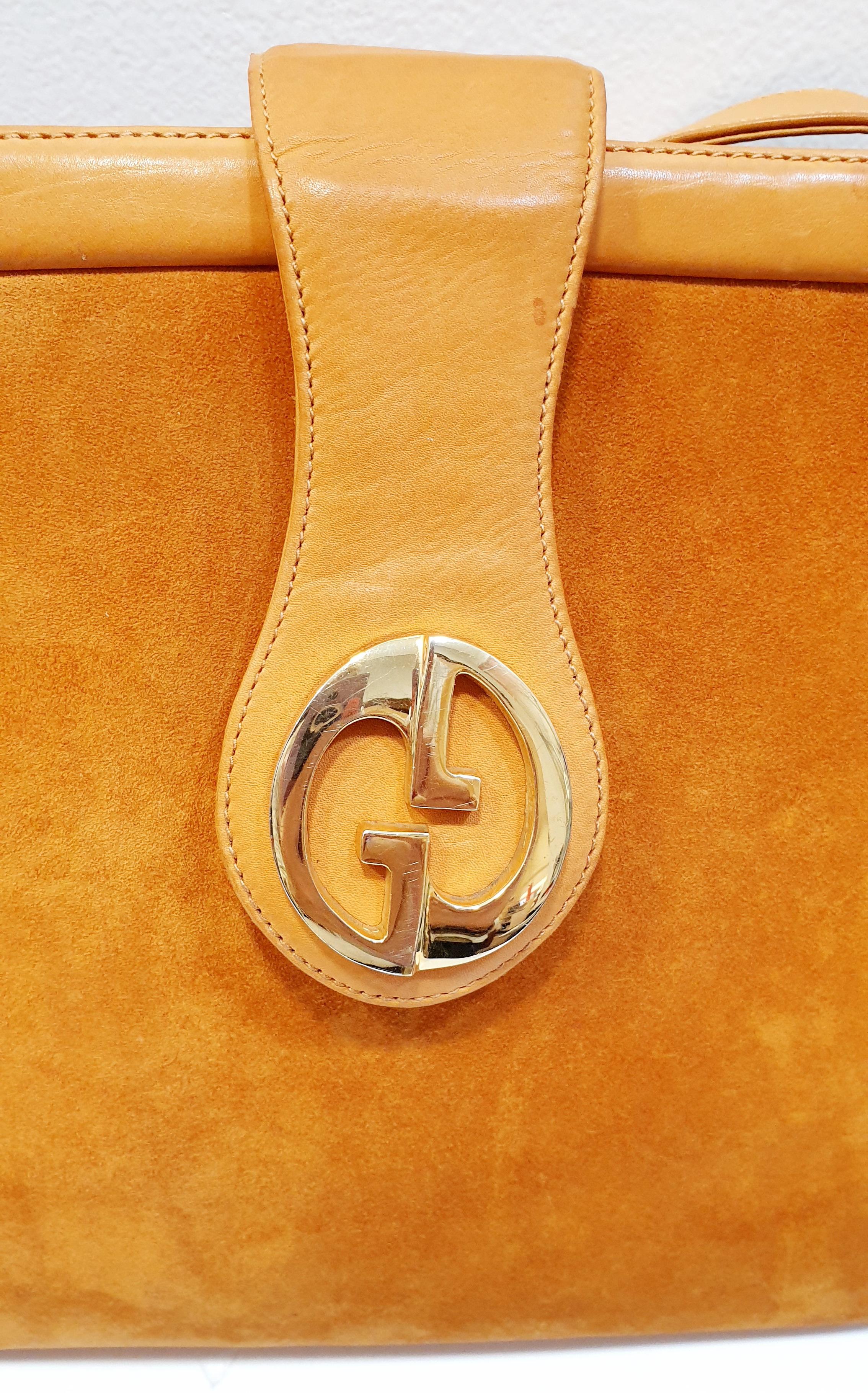 1960's Gucci  Suede Purse 2