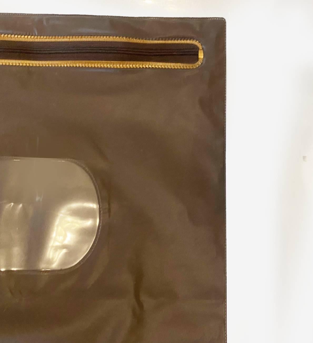 1960s Gucci Travel Dust Cover Zipped Bag  Unisexe en vente