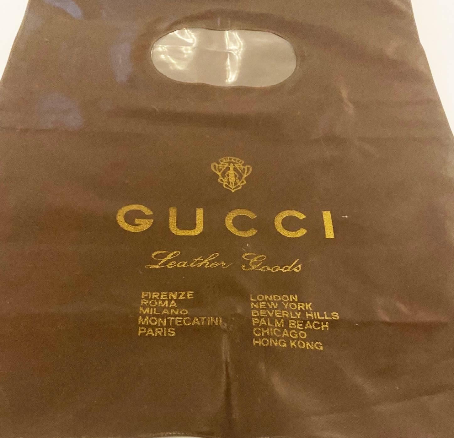 1960s Gucci Travel Dust Cover Zipped Bag  en vente 1