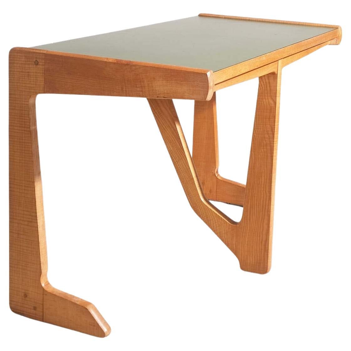 Scrivania anni
60 Guillerme et Chambron in quercia e formica, Made in France