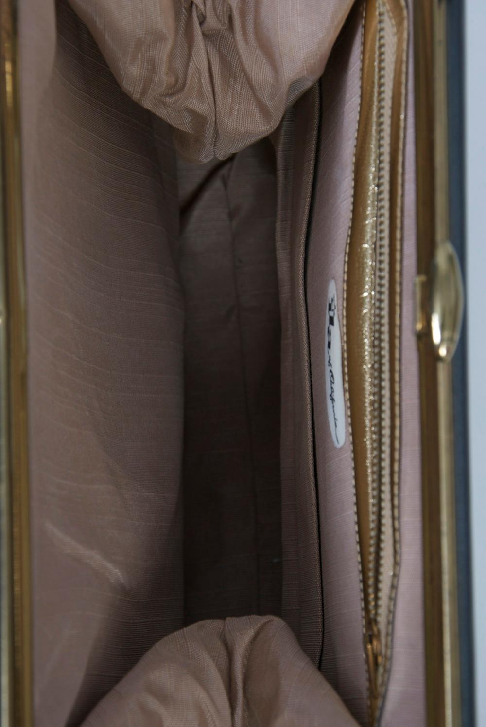 Borsa in metallo anni '60 in vendita 3