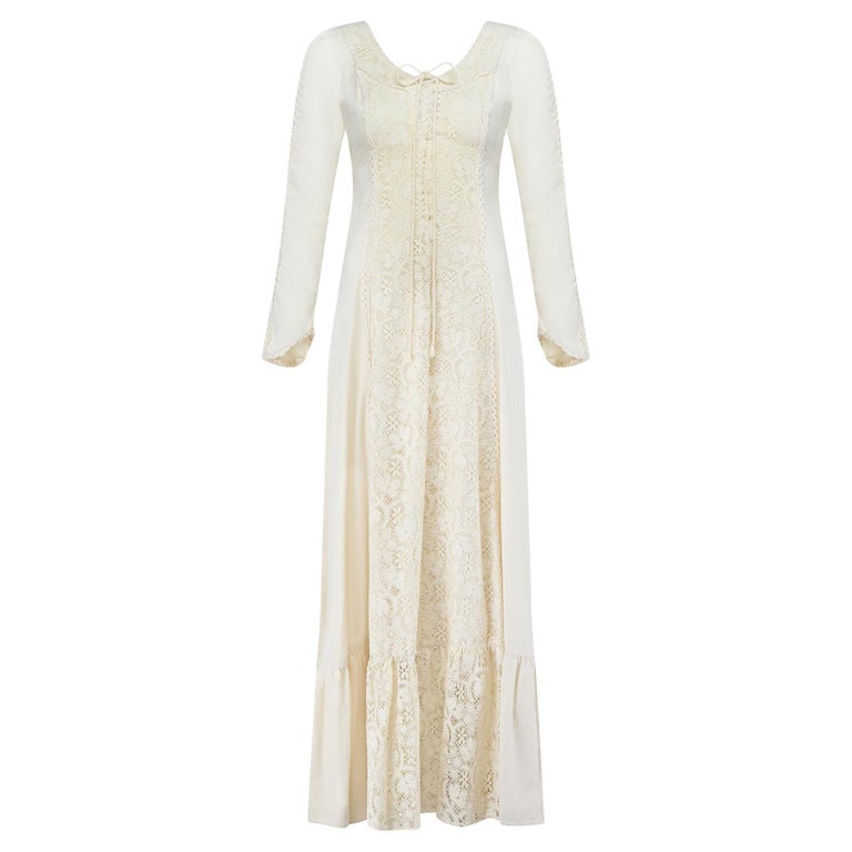 white christmas dresses VINTAGE GUNNE SAX JESSICA MCCLINTOCK LACE APPLIQUE SATIN AND ORGANZA D –  Vintage Clothing & Fashions main image 1