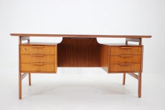 1960s Gunni Omann Model 75 Teak Desk for Omann Jun Møbelfabrik