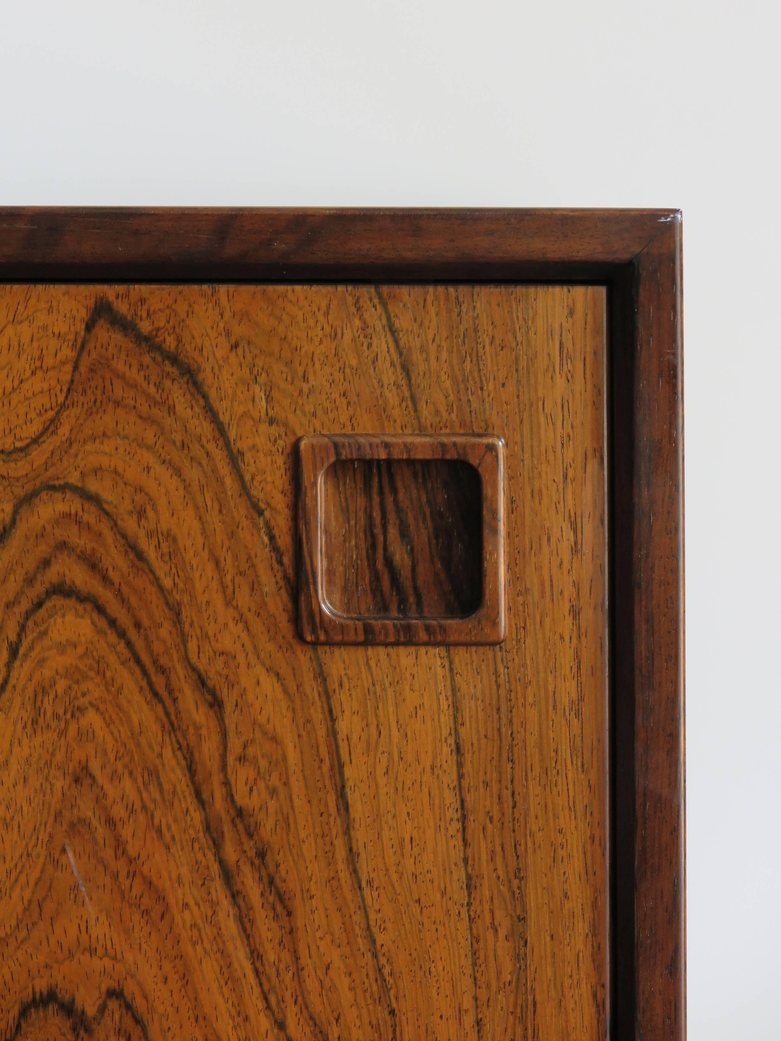 Mid-18th Century 1960s Gunni Omann Scandinavian Rosewood Sideboard for Omann Jun Møbelfabrik