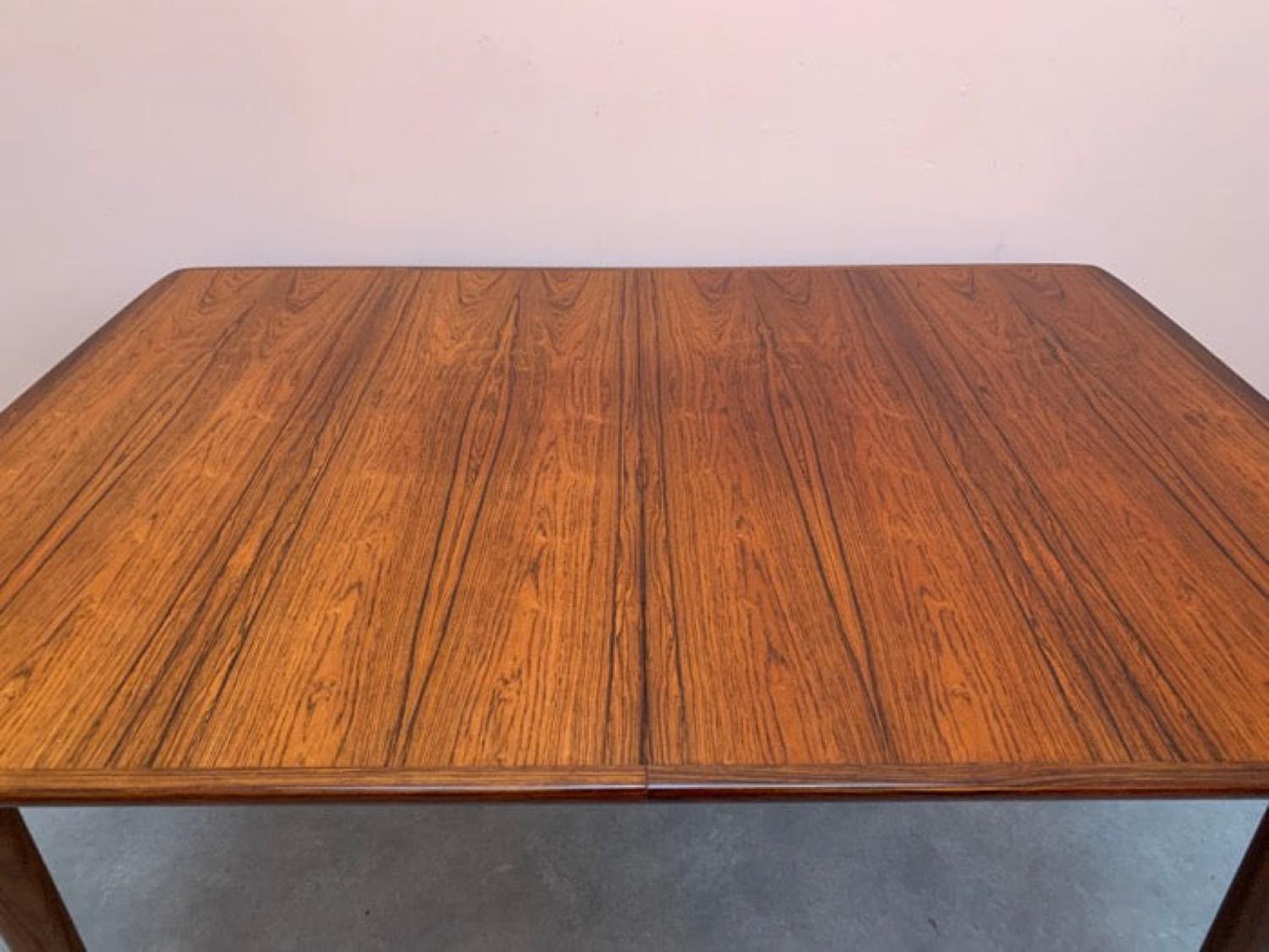 20th Century 1960s Gustav Bahus Extendable Rosewood Dining Table-Rolf Rastad & Adolf Relling