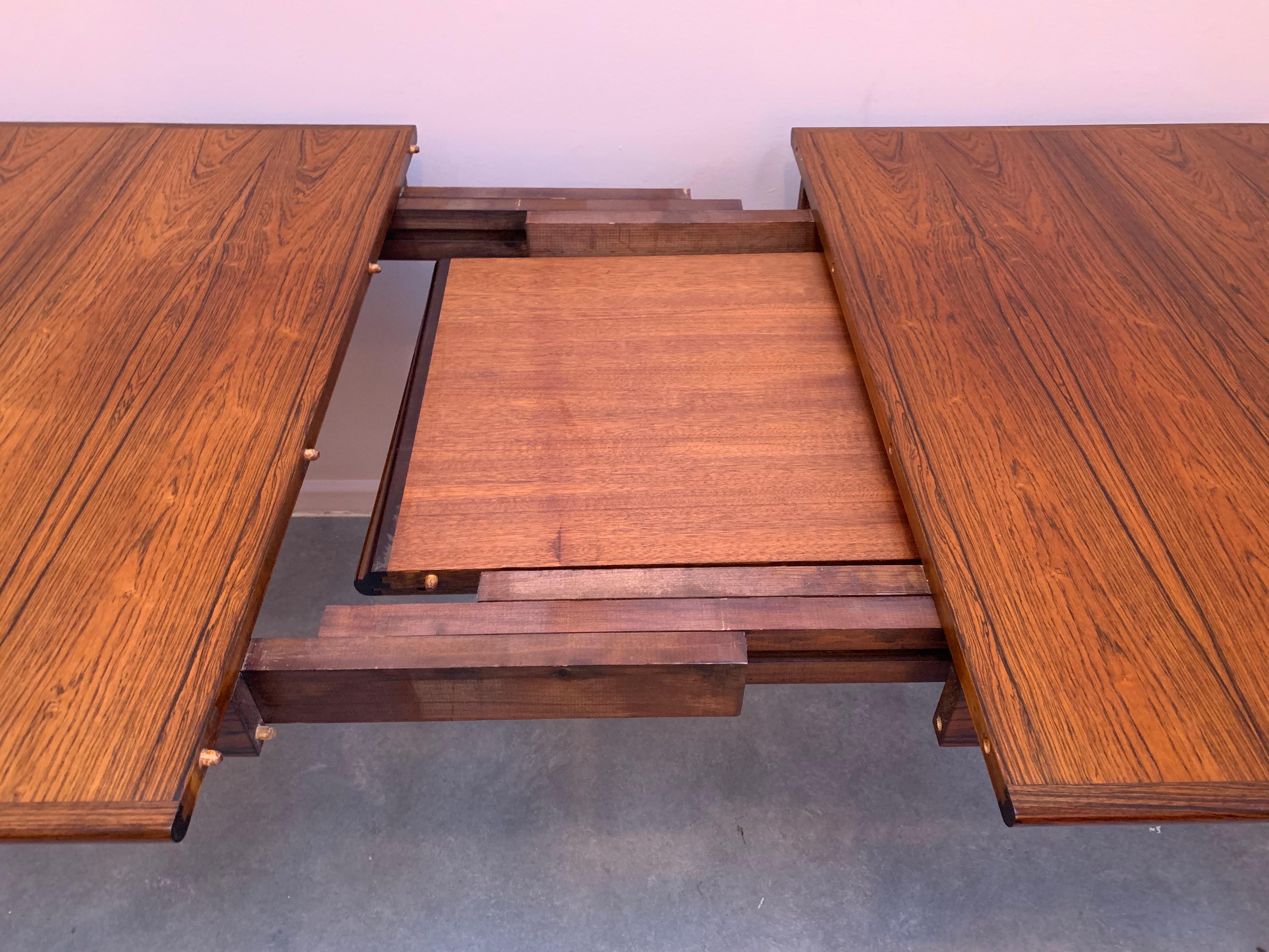 1960s Gustav Bahus Extendable Rosewood Dining Table-Rolf Rastad & Adolf Relling 11