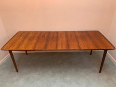 1960s Gustav Bahus Extendable Rosewood Dining Table-Rolf Rastad & Adolf Relling