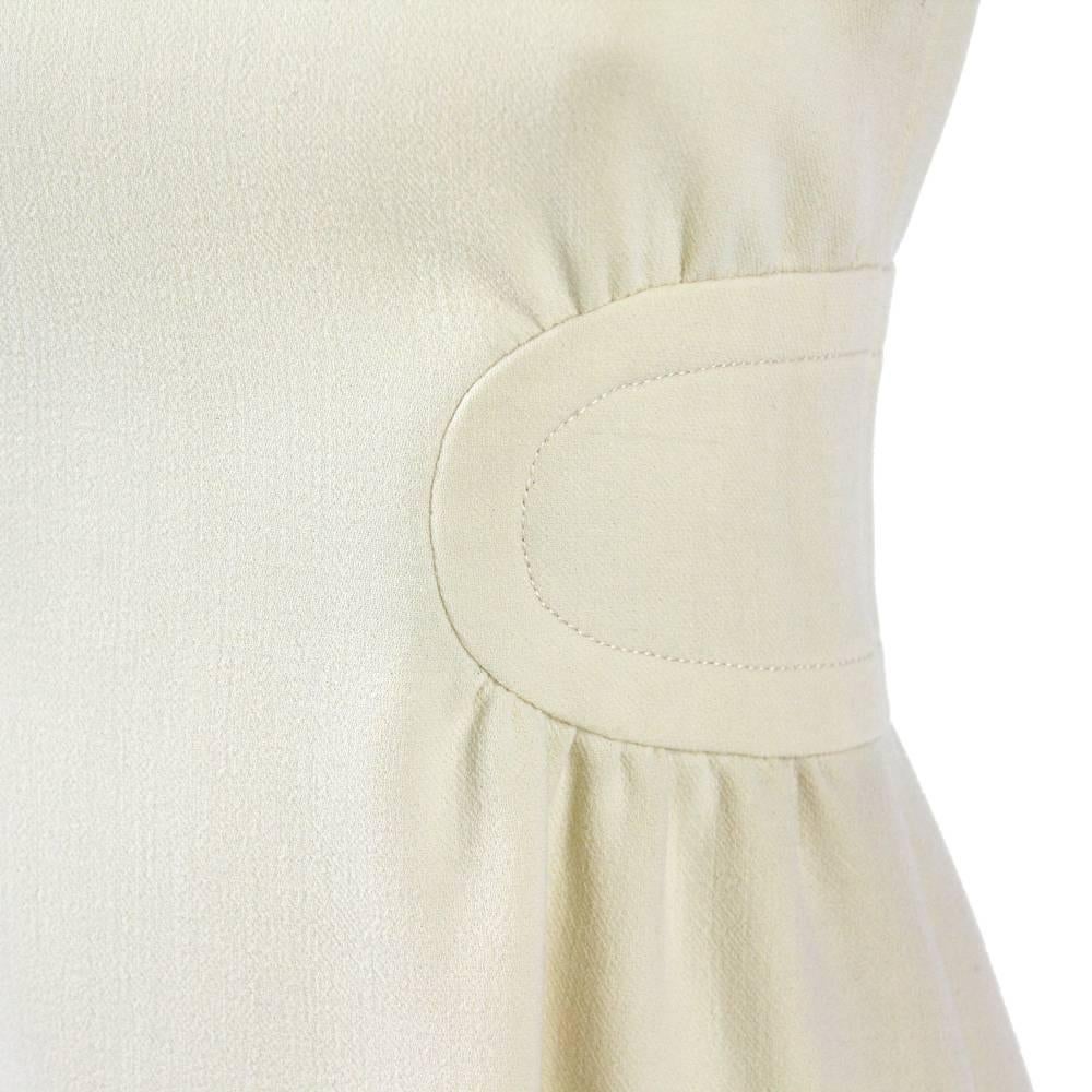 Women's 1960s Guy Laroche White Dress