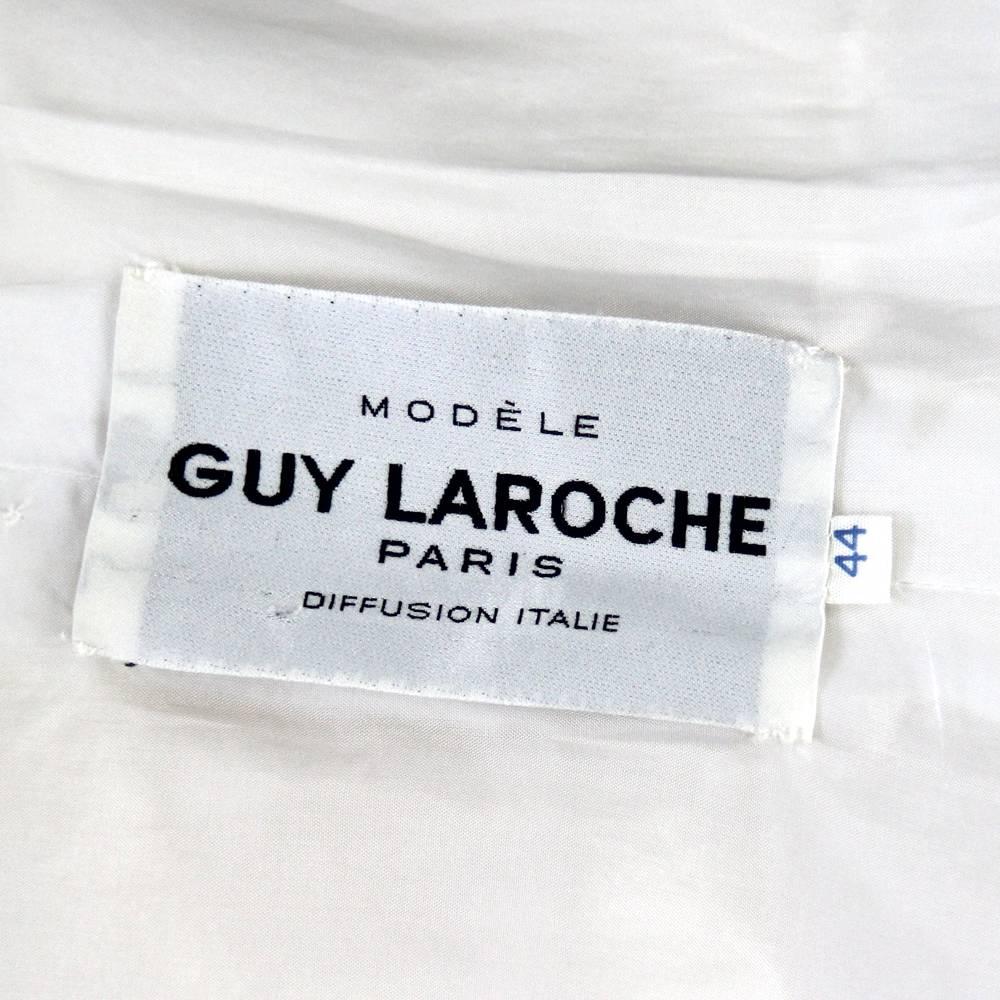 1960s Guy Laroche White Dress 1
