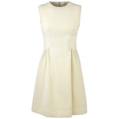 1960s Guy Laroche White Dress