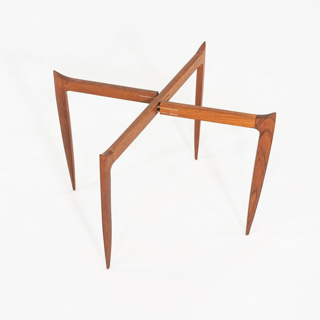 1960s H Engholm and Svend Aage Willumsen for Fritz Hansen Foldable Tray Table For Sale 4