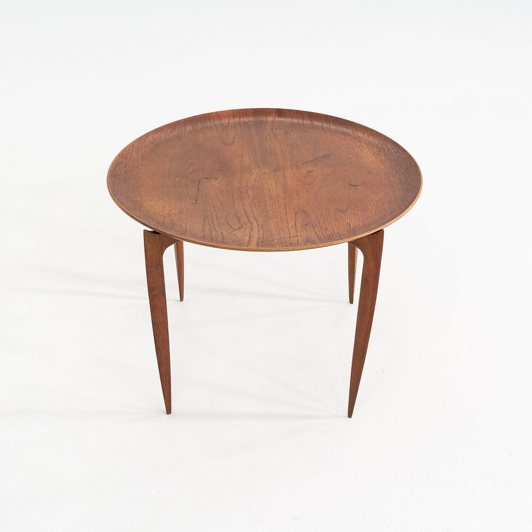 Mid-20th Century 1960s H Engholm and Svend Aage Willumsen for Fritz Hansen Foldable Tray Table For Sale