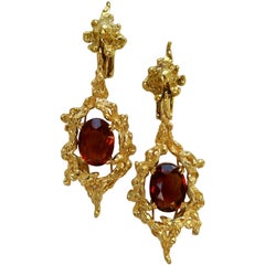 1960s H. Stern Gemstone Drop Earrings