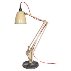 Retro 1960s Hadrill & Horstmann Industrial Counterpoised Roller Task Desk Lamp England