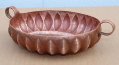 1960's Hammered Copper Mexican Decorative Bowl