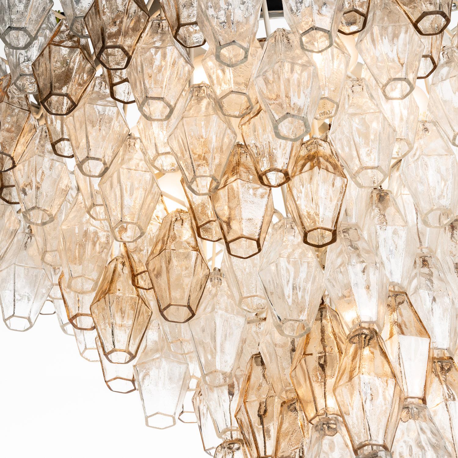 1960s Hand Blown Glass Chandelier by Carlo Scarpa for Venini 4